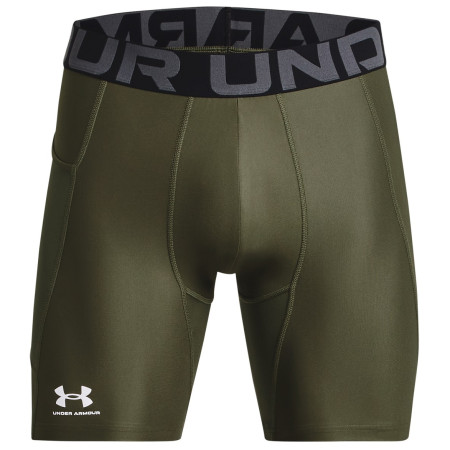 Męskie bokserki Under Armour HG Armour Shorts ciemnozielony MarineODGreen/White
