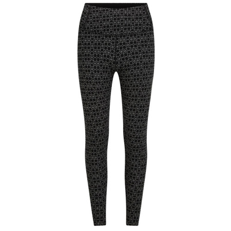 Damskie kalesony Icebreaker Women M 260 Tech Vrtx H R Leg AlpGeo czarny/biały Black/Snow/J