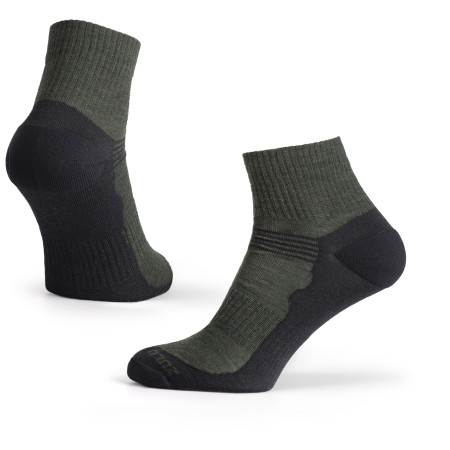 Skarpetki Zulu Merino Lite Men zielony/czarny