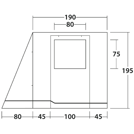 Wiata Outwell VA Backroads Awning Room