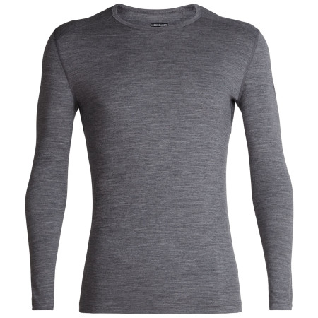 Koszulka męska Icebreaker Mens 200 Oasis LS Crewe szary GritstoneHthr