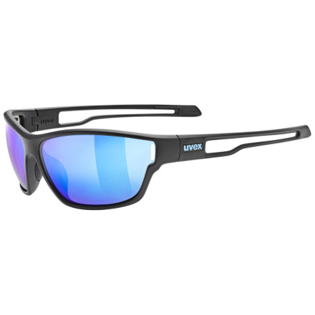 Okulary przeciwsłoneczne Uvex Sportstyle 806 czarny/niebieski Black Matt/Mir.Blue