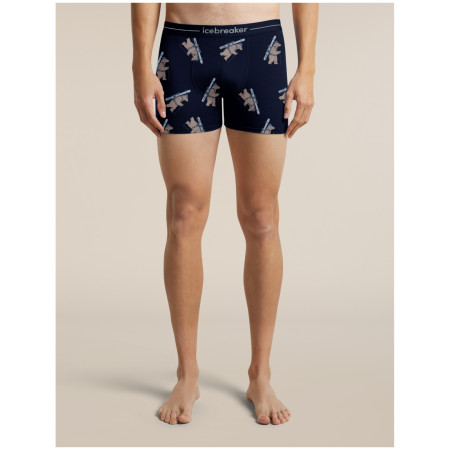 Męskie bokserki Icebreaker Men M 150 Anatomica Boxers BearTourAOP