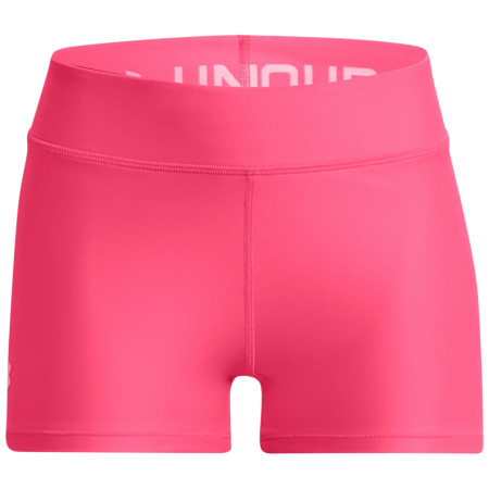 Szorty damskie Under Armour HG Armour Mid Rise Shorty różowy/biały Pink Shock / / White