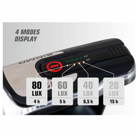 Przednia/tylna lampka Sigma Aura 80 USB + Blaze