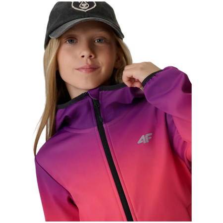 Dziecięca kurtka softshellowa 4F Softshell Jacket F603 Multicolour 3 Allover