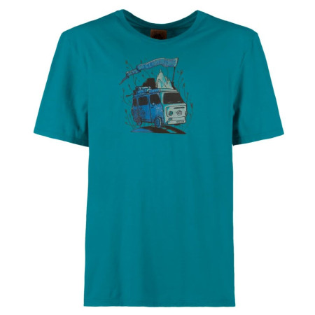 Koszulka męska E9 Furgo Men's niebieski Tropical Sea
