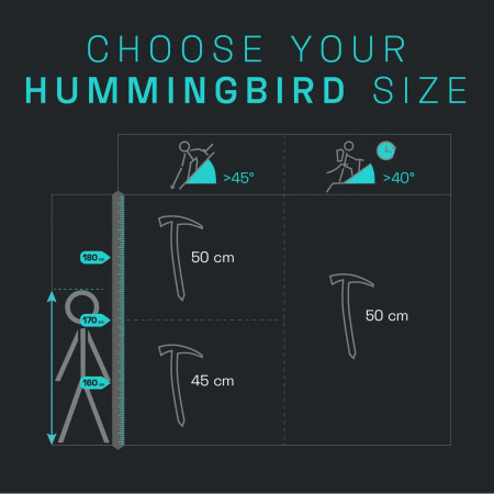 Czekan Blue Ice Hummingbird Ice Axe