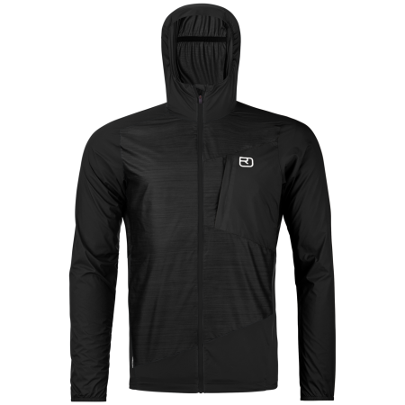Męska kurtka softshellowa Ortovox Trace Windbreaker Jacket M czarny Black Raven