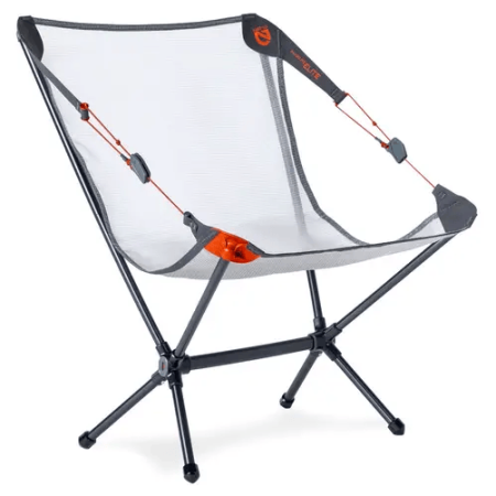 Krzesło NEMO Equipment Moonlite Elite Reclining Camp Chair szary/pomarańczowy Goodnight Gray