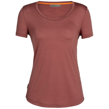Koszulka damska Icebreaker Women Sphere II SS Scoop Tee czerwony grape