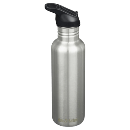 Butelka ze stali nierdzewnej Klean Kanteen Classic 27oz (w/Flip Seal Sport) srebrny Brushed Stainless