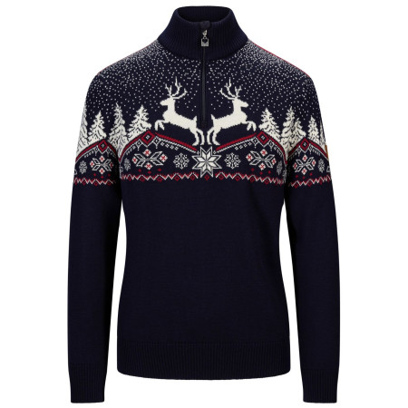 Sweter damski Dale of Norway Dale Christmas Fem Sweater ciemnoniebieski/biały Navy Offwhite Redrose
