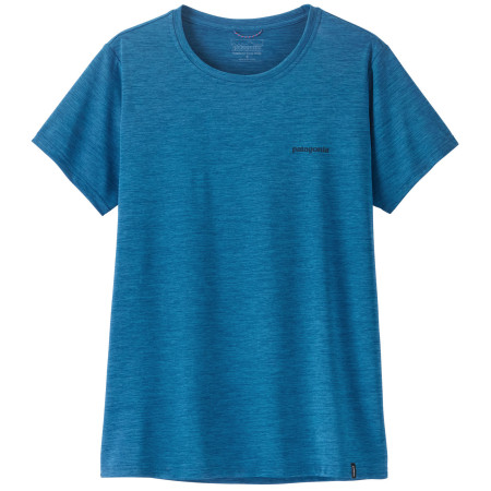 Koszulka damska Patagonia Women's Capilene Cool Daily Shirt - Boardshort Logo niebieski Aquatic Blue - Light Aquatic Blue X-Dye