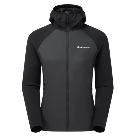 Kurtka zimowa damska Montane F Sirocco Lite Hoodie czarny BLACK