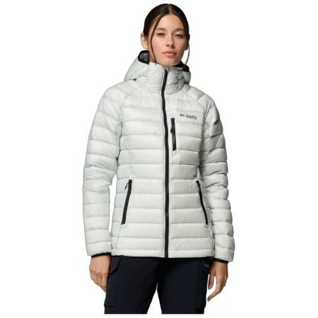 Damska kurtka puchowa Columbia Arctic Crest Down Hooded Jacket biały White