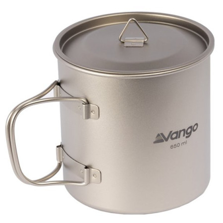 Kubek Vango Titanium Single Walled 650ml Mug srebrny Titanium
