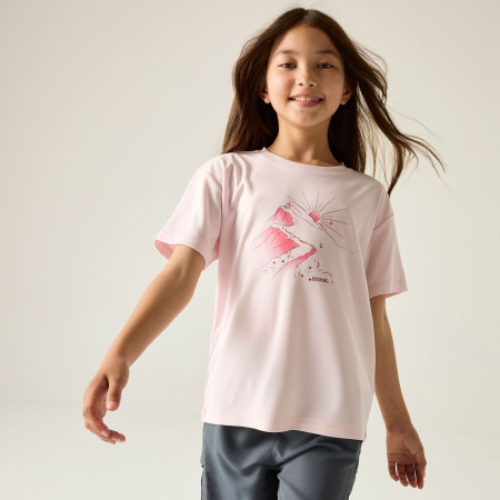 T-shirt dziecięcy Regatta Aria Pink Haze