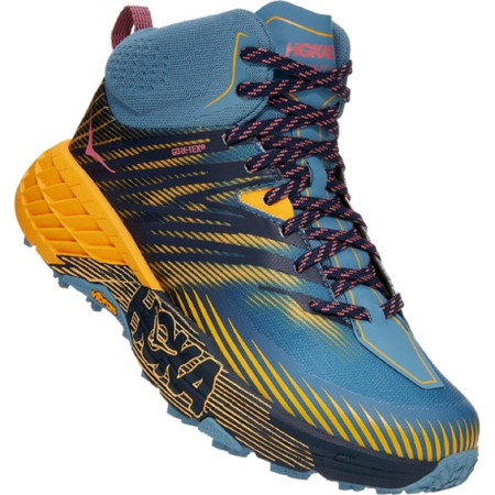 Buty damskie Hoka One One Speedgoat Mid 2 Gtx niebieski/żółty ProvincialBlue/Saffron