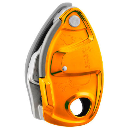 Przyrząd asekuracyjny Petzl GriGri + pomarańczowy Orange