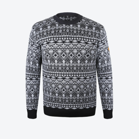 Męski sweter Kama 4073 czarny black