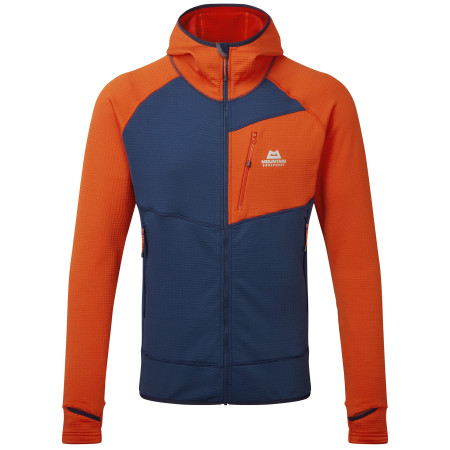 Męska bluza Mountain Equipment Eclipse Hooded Jacket niebieski/czerwony Medieval/Cardinal