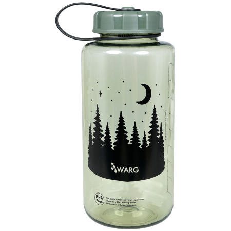 Butelka Warg Woods Tritan Wide 1 L zielony green
