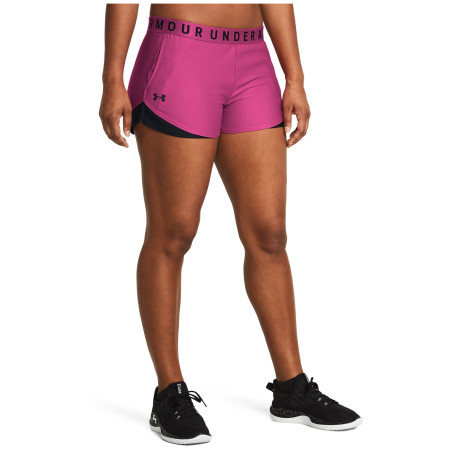 Szorty damskie Under Armour Play Up Shorts 3.0 różowy/czarny AstroPink/Black/Black