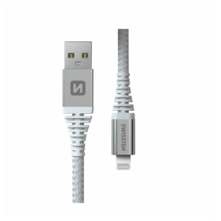 Kabel Swissten Kevlar USB / Lightning 1,5 m biały white