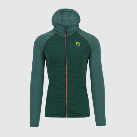 Męska bluza Karpos Ambrizzola Full-Zip Hoodie zielony Dark Sea/Balsam