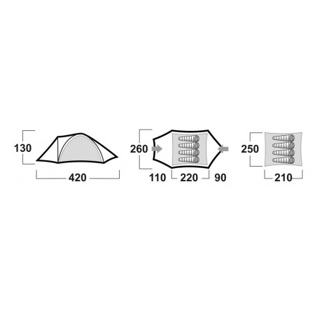 Namiot turystyczny Husky Baron 4