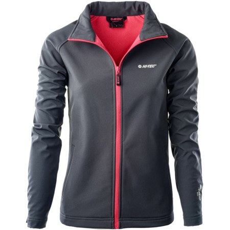 Kurtka damska Hi-Tec Lady Lucari ciemnoszary MoonGrey/BrightPink
