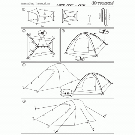 Ultralekki namiot Trimm Himlite DSL