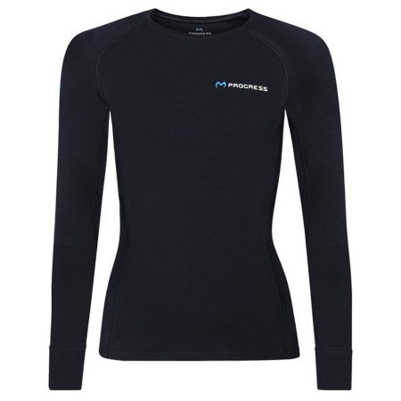 Damska koszulka Progress MT TDRZ 250 czarny/niebieski černo-modrá