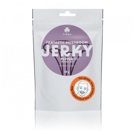 Grzybowe jerky Timba Mushroom Jerky - Pepper with Sea salt