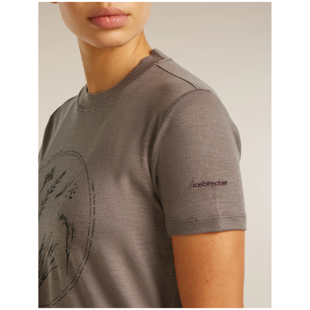 Koszulka damska Icebreaker Merino 150 Tech Lite SS Crop Tee Seed Story