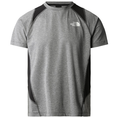 Koszulka męska The North Face AO Glacier Tee zarys ASPHLTGRYWHTHEATHR/TNFBLK