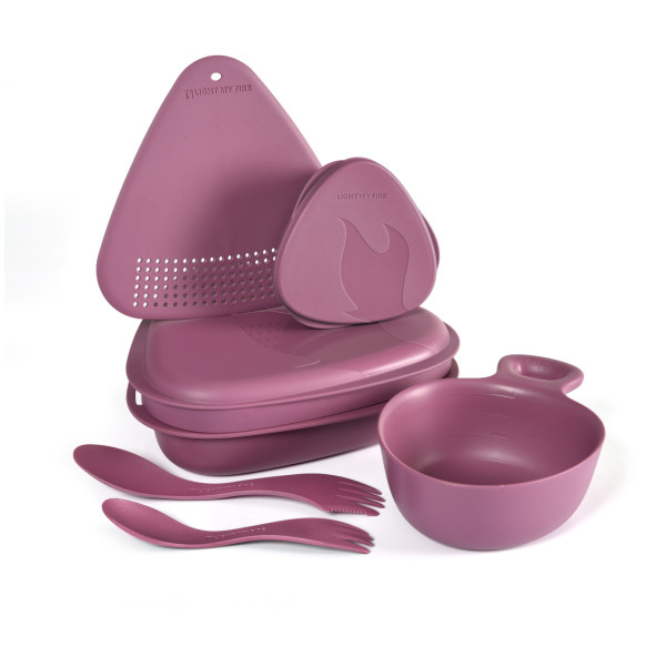 Zestaw naczyń Light My Fire Outdoor MealKit 2.0 fioletowy mistypurple