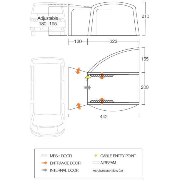 Przedsionek Vango Magra VW Air