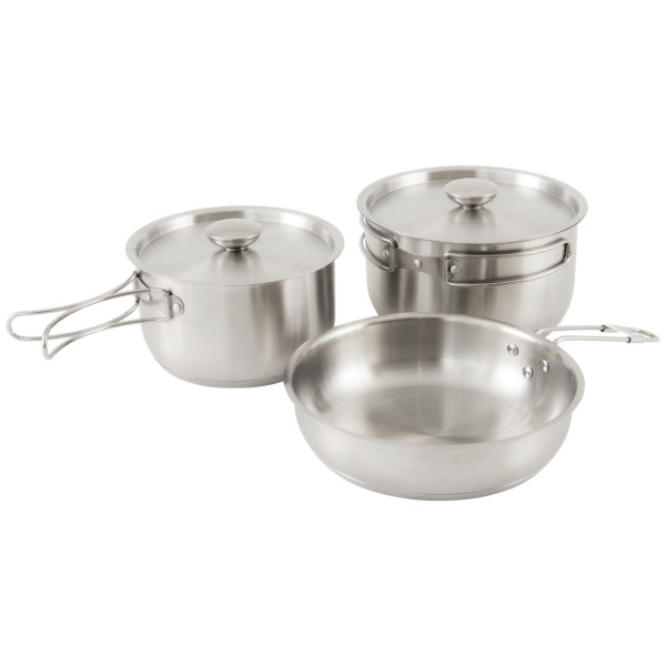 Zestaw naczyń Outwell Supper Set M srebrny Silver