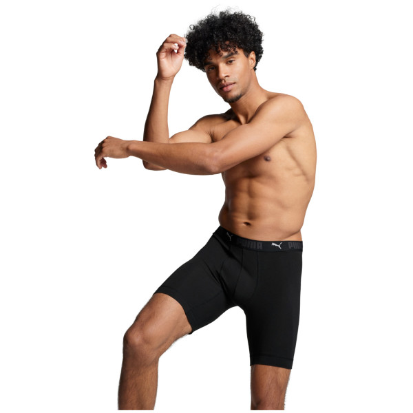 Męskie bokserki Puma Sport Cotton Long Boxers 2P