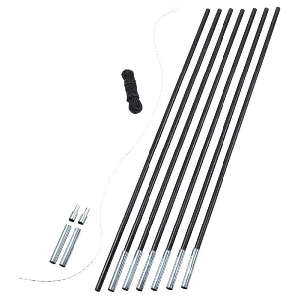 Pręty Easy Camp Pole DIY Set 11 mm czarny Black