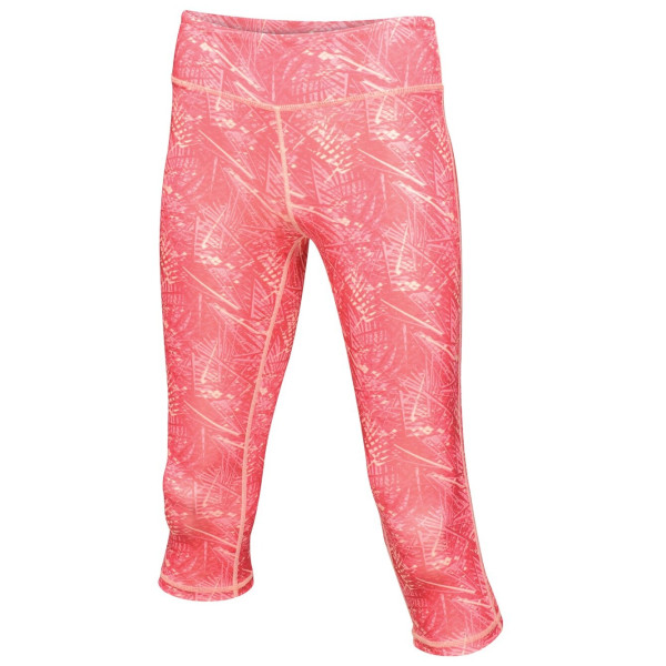 Legginsy damskie 3/4 Regatta Pincha 3/4 Leggin różowy Hotpinkprint