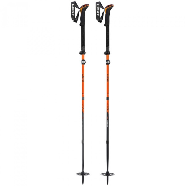 Kijek trekkingowy Leki Sherpa FX Carbon Strong 120 - 140cm czerwony