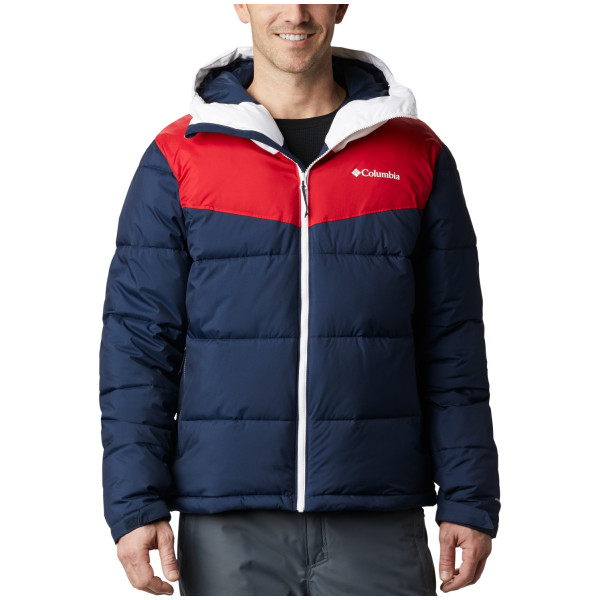 Kurtka męska Columbia Iceline Ridge Jacket ciemnoniebieski CollegiateNavyMountainRedWhite