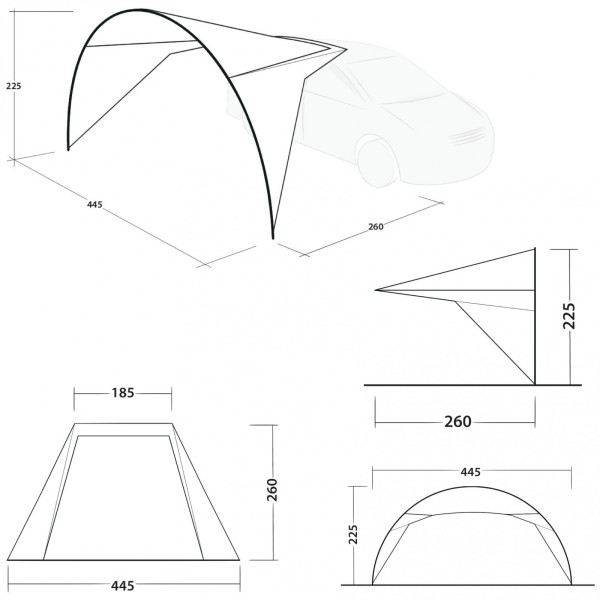 Wiata Outwell Forecrest Canopy