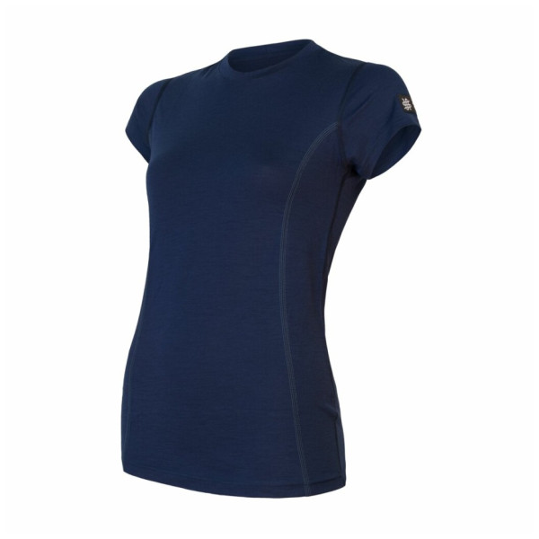 Damska koszulka Sensor Merino Active Deep Blue niebieski Deep Blue