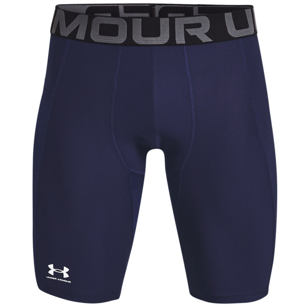 Męskie kalesony Under Armour HG Armour Lng Shorts ciemnoniebieski MidnightNavy/White