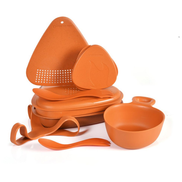 Zestaw naczyń Light My Fire Outdoor MealKit pomarańczowy rustyorange