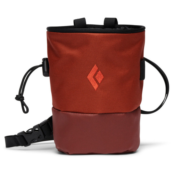 Worek na magnezję Black Diamond Mojo Zip Chalk Bag M/L brązowy Burnt Sienna (6044)